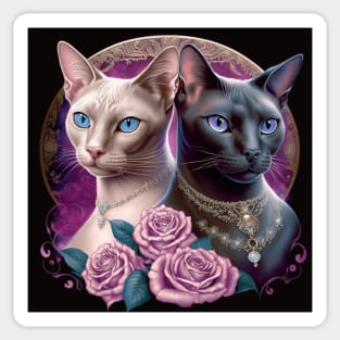 Royal Burmese Cats Sticker